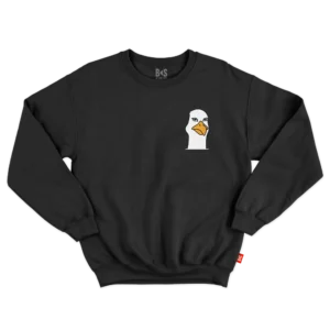 BS Skateboarding Crewneck Seagull black