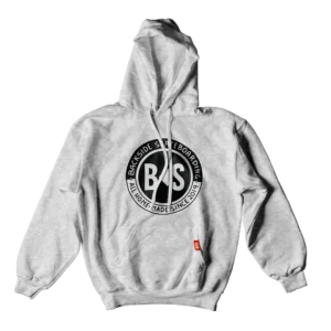 BS Skateboarding Hoodie Big logo gray