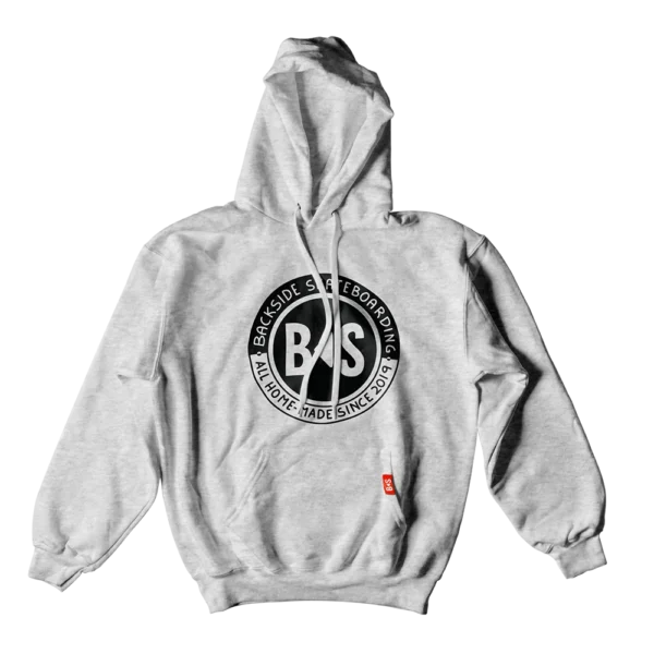 BS Skateboarding Hoodie Big logo gray