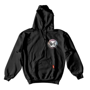 BS Skateboarding Hoodie logo black