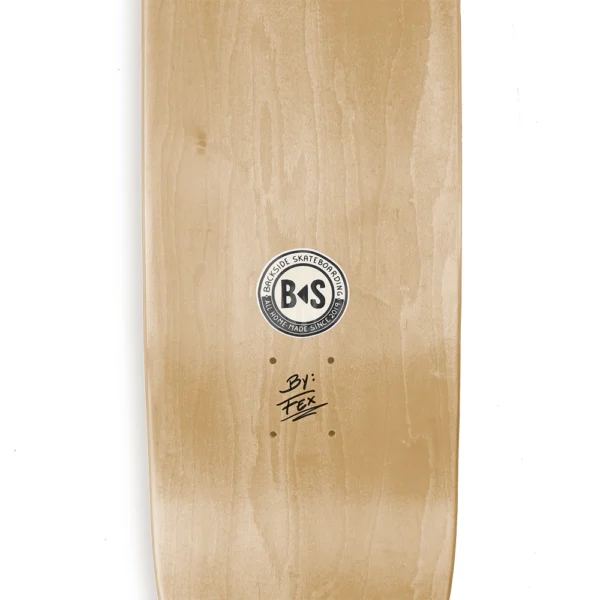 BS Skateboarding Deck top view