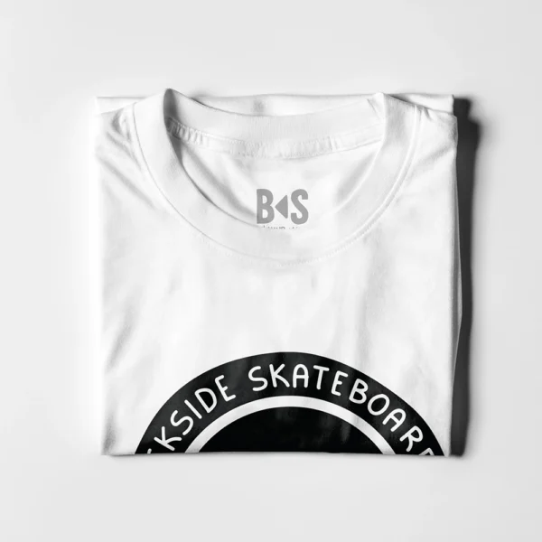 BS Skateboarding Big logo tee folded