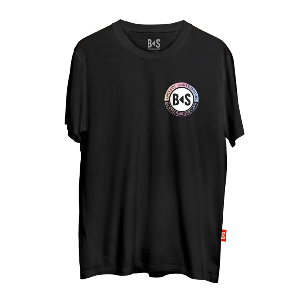 BS Skateboarding t-shirt brand logo black