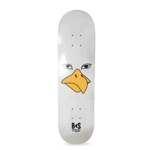 BS Skateboarding deck seagull face