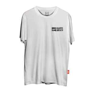 BS Skateboarding Narcissistic Dumb Society tee white