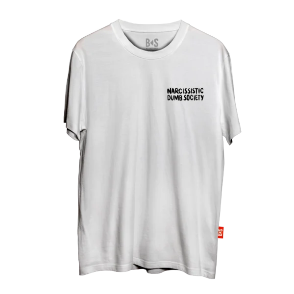 BS Skateboarding Narcissistic Dumb Society tee white