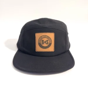 Gorra 5 páneles BS Skateboarding negra