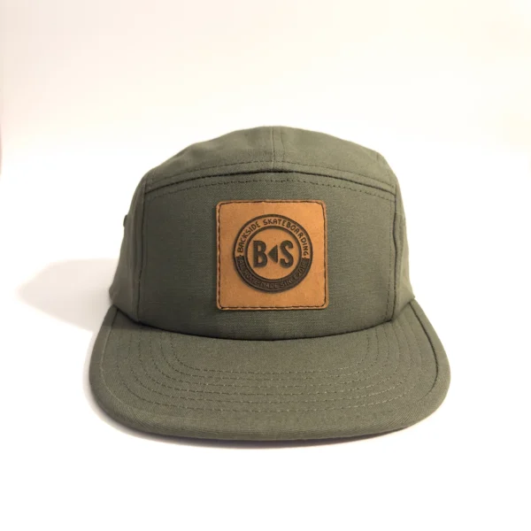 Gorra 5 páneles BS Skateboarding verde militar