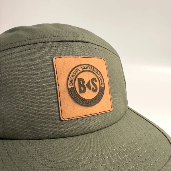 Gorra 5 páneles BS Skateboarding verde militar