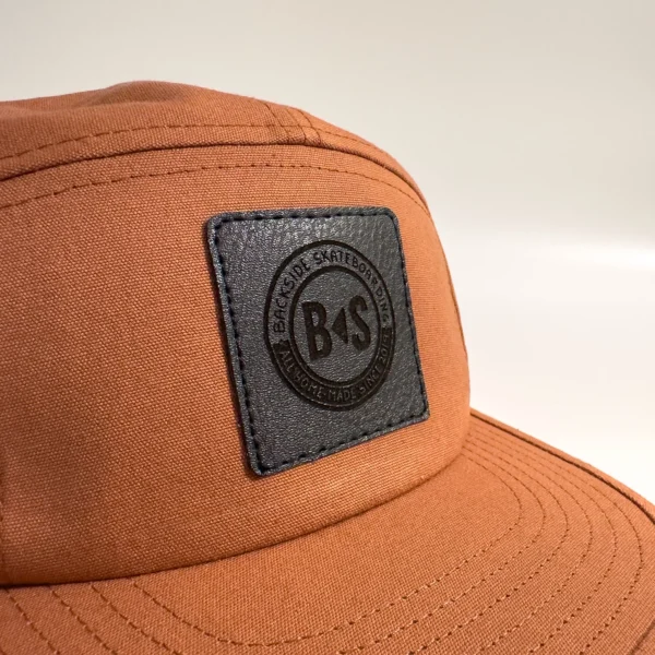 Gorra 5 páneles BS Skateboarding terracota