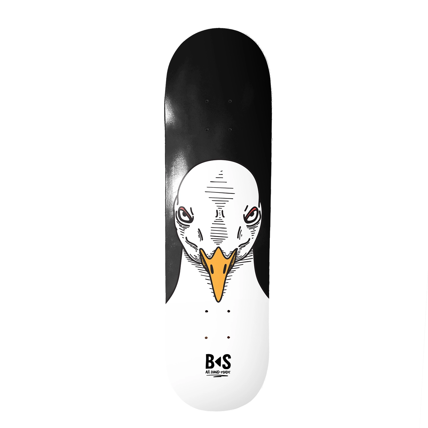 Backside Skateboarding Dark Seagull black