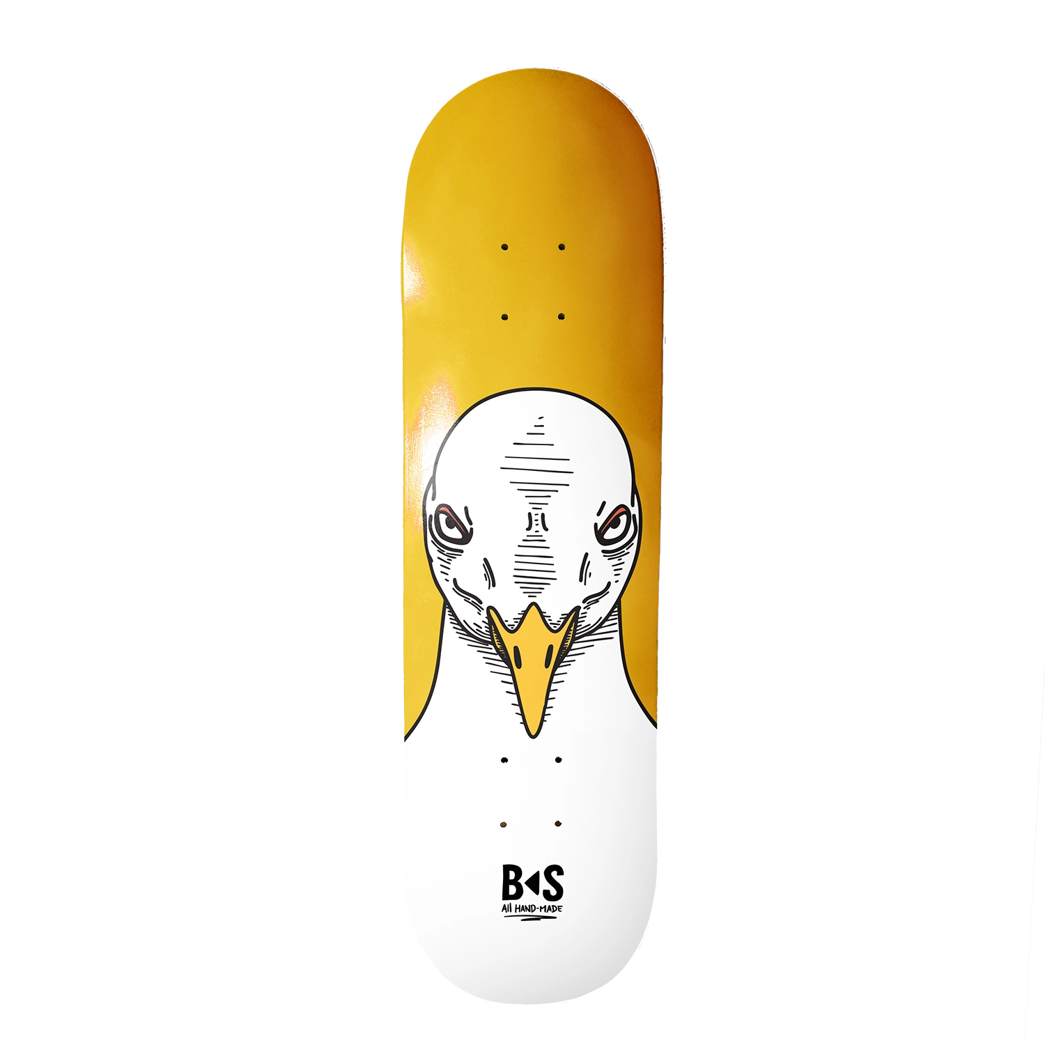 Backside Skateboarding Dark Seagull mustard