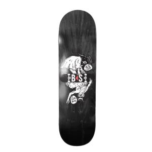 BS Skateboarding deck Heaven and Hell black wood