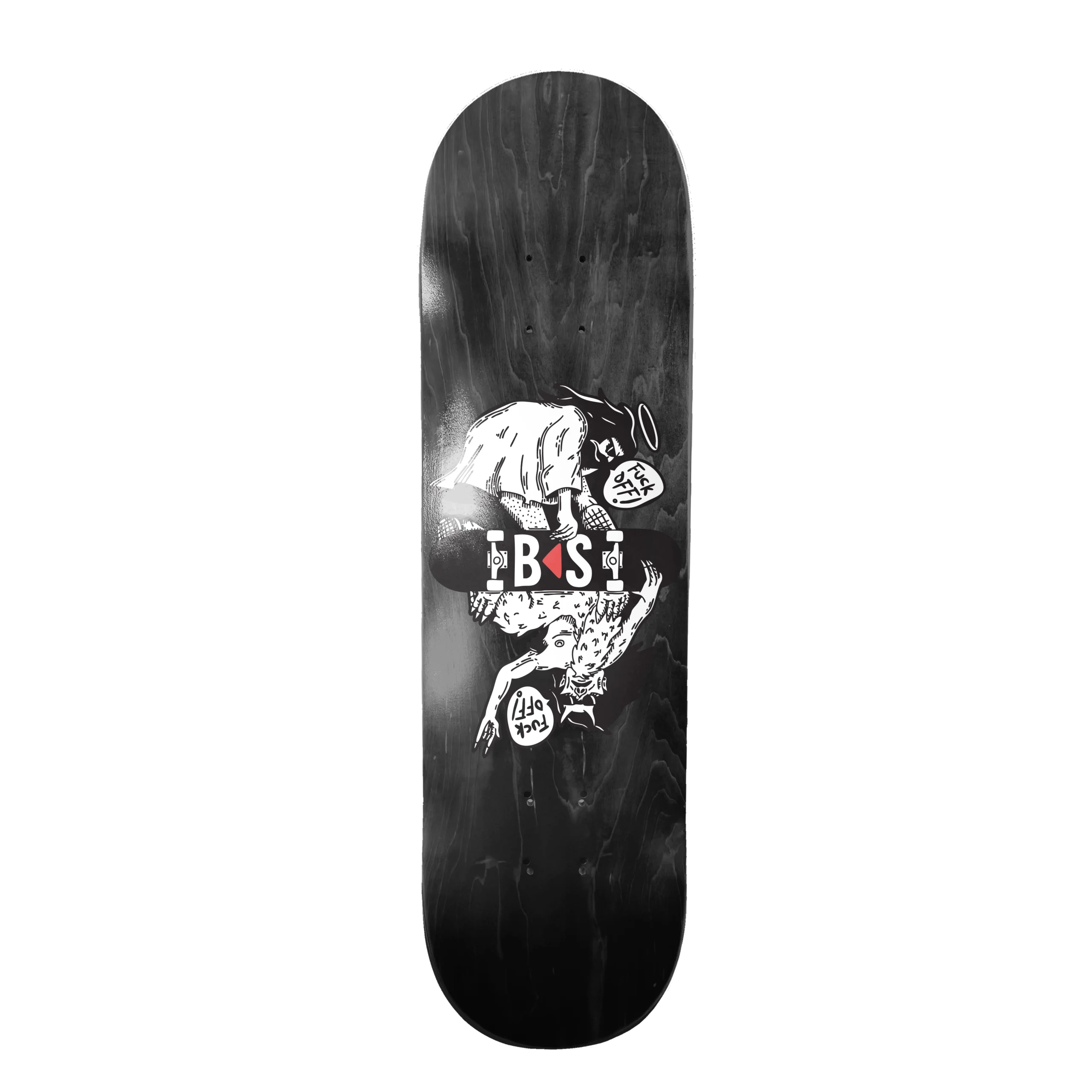 BS Skateboarding Deck Heaven and Hell – 100% home-printed